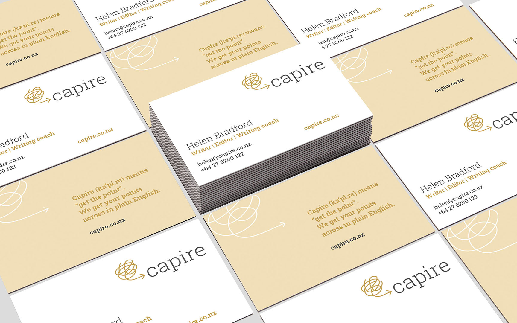 Capire - Collateral design
