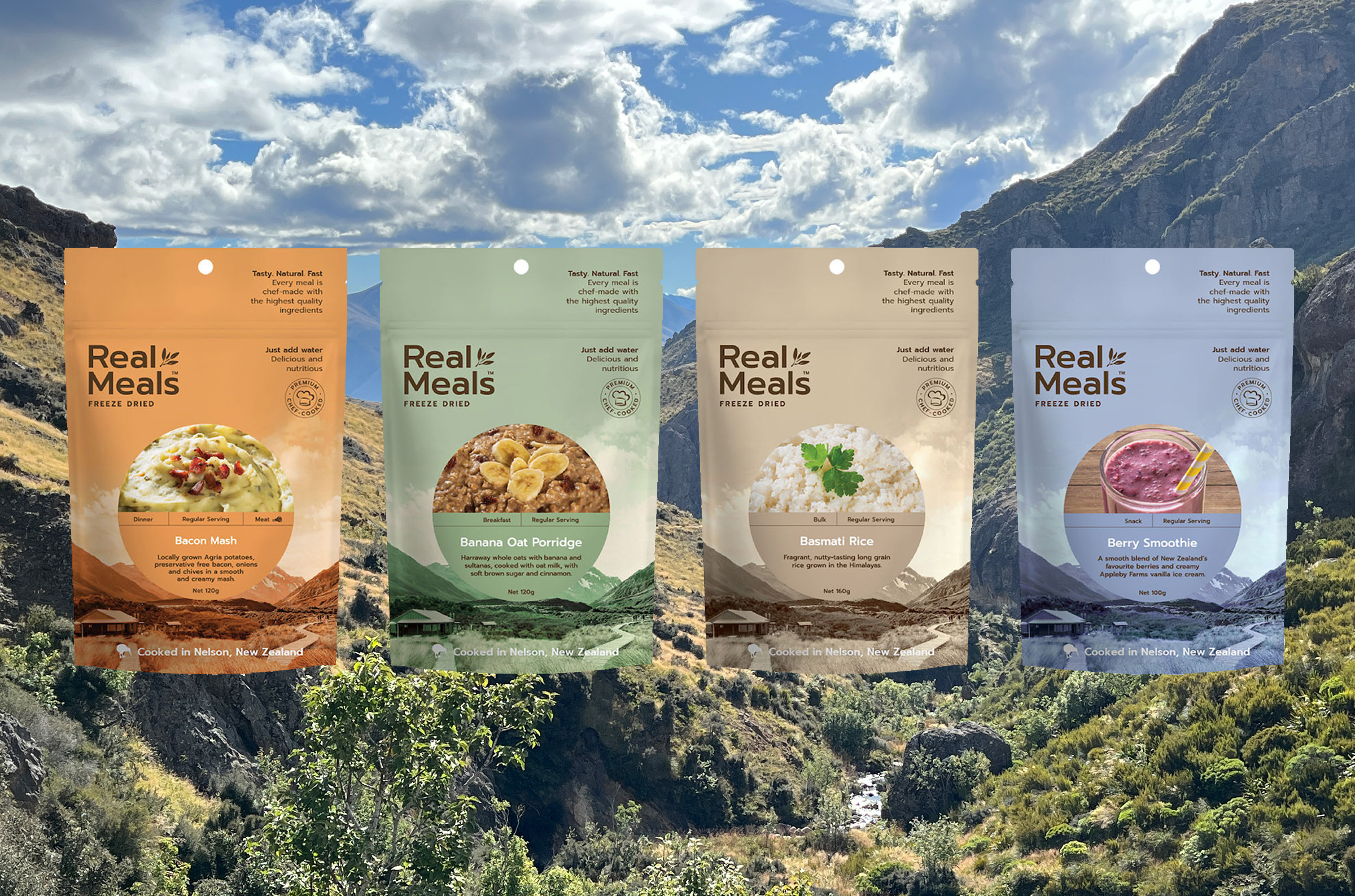 Real Meals branding